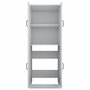 Hanah Home KD109 - 3198 Armario para Lavadora Blanco 70x181.8x72.5 cm Aglomerado Melamina Montaje Pared Organización Lavadero